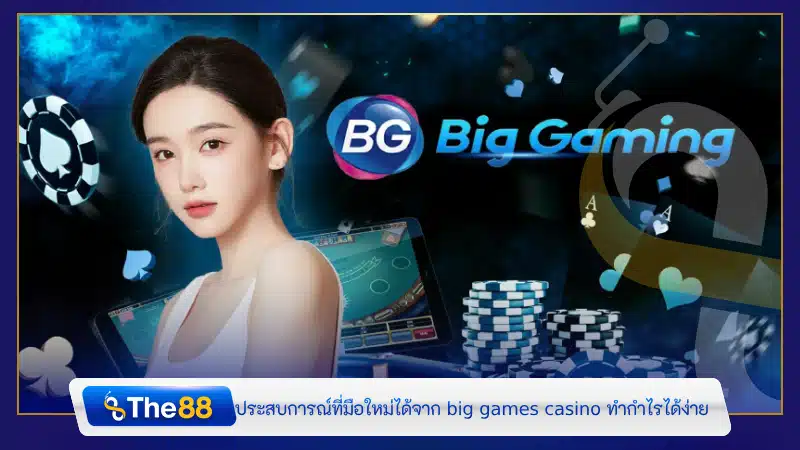 ประสบการณ์ที่มือใหม่ได้จาก big games casino ทำกำไรได้ง่าย