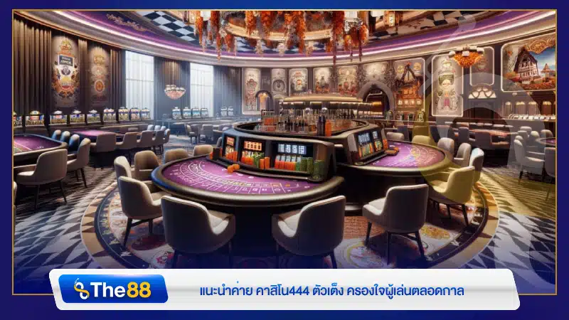 แนะนำค่าย คาสิโน444 ตัวเต็ง ครองใจผู้เล่นตลอดกาล