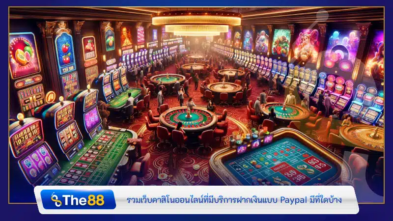 รวมเว็บคาสิโนออนไลน์ ที่มีบริการฝากเงินแบบ Paypal มีที่ใดบ้าง