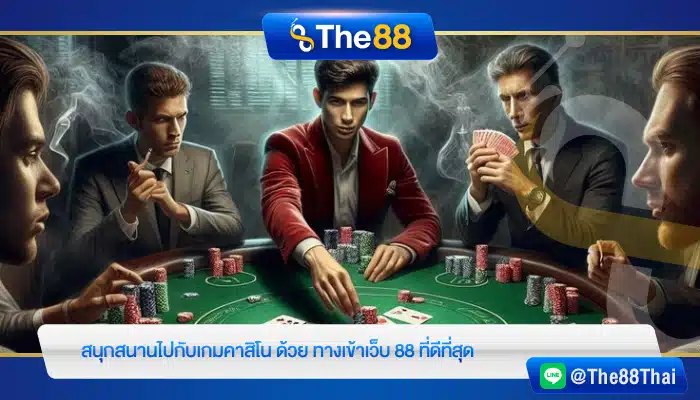 สนุกสนานไปกับเกมคาสิโน ด้วย ทางเข้าเว็บ 88 ที่ดีที่สุด